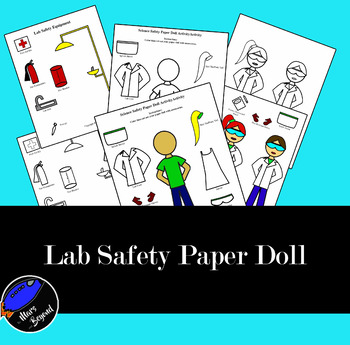 Preview of Lab Safety Paper Doll +Bonus Game