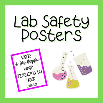 Lab Safety Posters by Teach With O'Keeffe | TPT