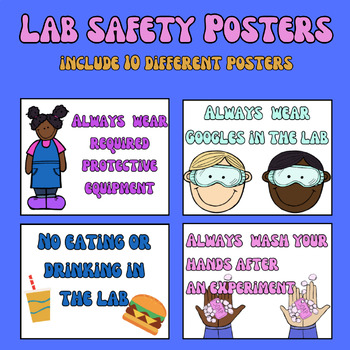 Lab Safety Posters by Savvy Science Lab | TPT
