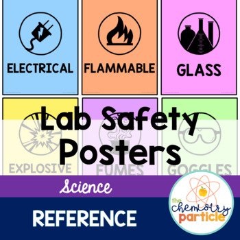 Lab Safety Posters by The Chemistry Particle | Teachers Pay Teachers