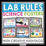 Lab Safety Posters - Bulletin Board Classroom Posters