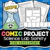 Science Lab Safety Activity - Comic Strip Project | Printa
