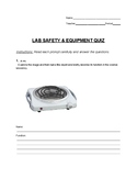 Lab Safety Quiz (Middle School Science)