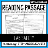 Lab Safety Reading Passage | Printable & Digital