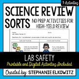 Lab Safety Review Sort | Printable, Digital & Easel