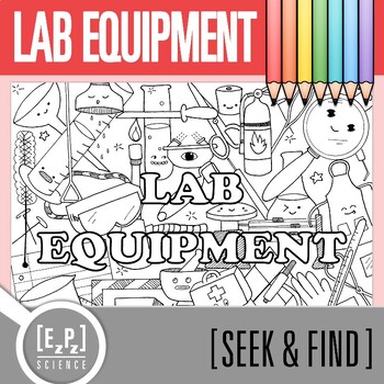 Preview of Lab Safety Rules Search Activity | Seek and Find Science Doodle
