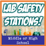 Lab Safety Stations for Middle or High School Science