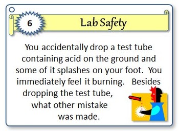 lab safety task cards