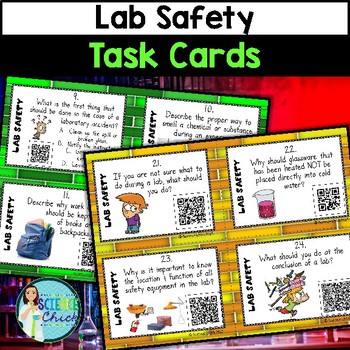 lab safety task cards