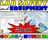 Lab Safety and Equipment - Color By Number