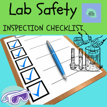 Preview of Lab Safety inspection checklist (print/digital)