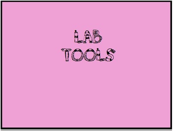 Preview of Lab Tools Flipchart