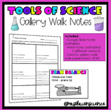 Lab Tools Notes: Tools of Science Gallery Walk with NOTES!