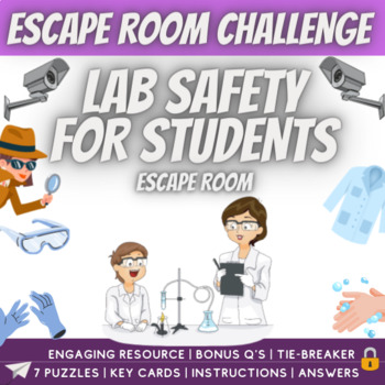 Preview of Lab safety for science students Escape Room