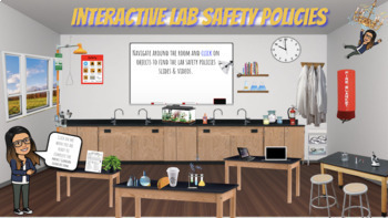 Preview of Lab safety policies Interactive Slides template