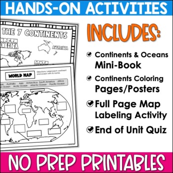 label continents and oceans activities blank world map printable 7 continents