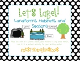 Label It! Landforms, Habitats, and Seasons