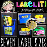 Editable Labels | Chevron Kidlettes | Classroom Decor