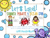 Label It! Summer, Ocean, & Pirate Fun