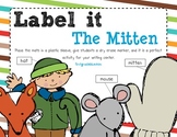 Label It The Mitten! Writing Station