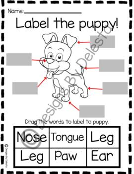 Preview of Label The Puppy!