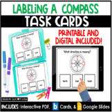 Label a Compass | Geography | Social Studies Task Cards | 