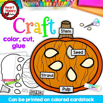 Preview of Label a Pumpkin Craft 1 | Fall Craft