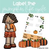 Label a Pumpkin Life Cycle Interactive Google Slide