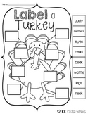 Label a Turkey {Freebie!}