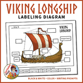 Viking Longship Labeling Diagram - Viking Ship Worksheet &