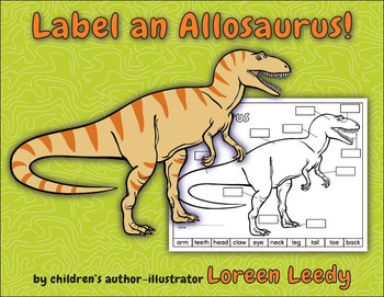 Preview of Label a Dinosaur Body Parts Diagram