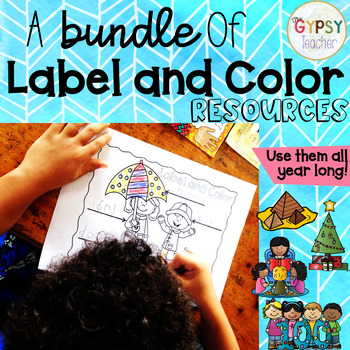 Preview of Labeling Activities for Kindergarten and First Grade