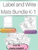 Label and Write Cut and Paste Bundle