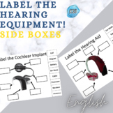 Label the DHH equipment- Cut and paste