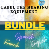 Label the Deaf/Hard of Hearing Technology Bundle