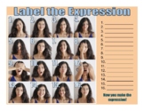 Label the Facial Expressions - Social Skills Speech Therapy