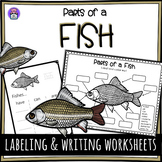 Label the Fish Parts of a Fish Worksheet - Writing and Lab