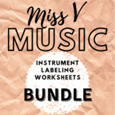 Label the Instrument Worksheets-FULL BUNDLE!!!