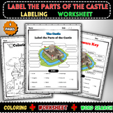 Label the Parts of the Castle:Word search - Labeling - Wor