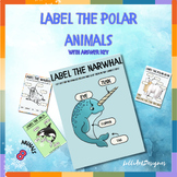 Label the Polar Animals - 8 Arctic Animals worksheet PREK 