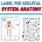 Label the Skeletal System: Anatomy Coloring Activity: End 