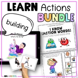 Labeling Actions - Identifying actions and verbs flashcard