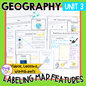 Preview of Geography Unit 3: Labeling Map Features