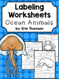 Labeling Worksheets ~ Ocean Animals