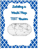 Labeling a World Map Test