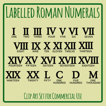 clipart roman number 12