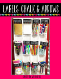 Editable Labels: Chalk and Arrows FREE!