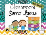 Labels {Chevron Polka Dots Theme Classroom Decor }