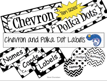 Preview of Labels Black and White