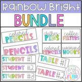 Labels & Decor Bundle | Rainbow Bright Collection